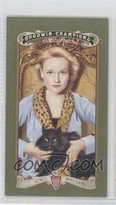 2012 Upper Deck Goodwin Champions - [Base] - Minis Green Lady Luck Back #69 - Carole Lombard