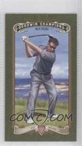 2012 Upper Deck Goodwin Champions - [Base] - Minis Green Lady Luck Back #9 - Nick Faldo