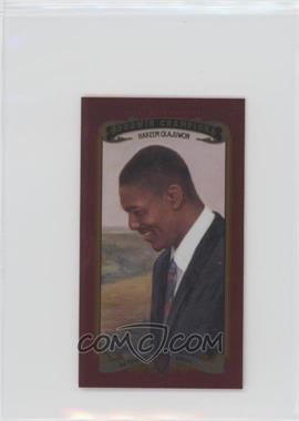 2012 Upper Deck Goodwin Champions - [Base] - Minis Red Foil Magician Back #4 - Hakeem Olajuwon /12