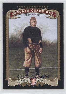 2012 Upper Deck Goodwin Champions - [Base] #13 - Knute Rockne