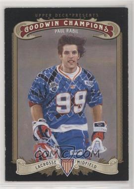 2012 Upper Deck Goodwin Champions - [Base] #68 - Paul Rabil [Noted]