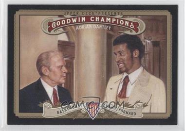 2012 Upper Deck Goodwin Champions - [Base] #94.2 - Horizontal Variation - Adrian Dantley (with Gerald Ford)