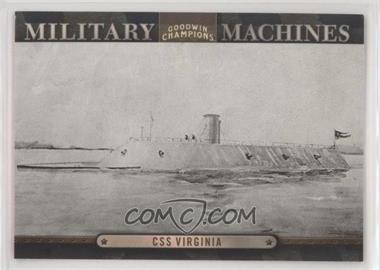 2012 Upper Deck Goodwin Champions - Military Machines #MM 2 - CSS Virginia