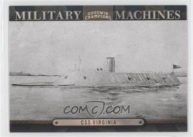 2012 Upper Deck Goodwin Champions - Military Machines #MM 2 - CSS Virginia