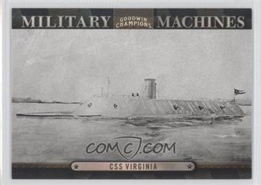 2012 Upper Deck Goodwin Champions - Military Machines #MM 2 - CSS Virginia