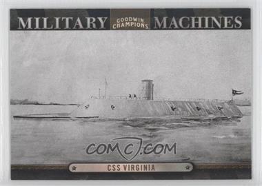 2012 Upper Deck Goodwin Champions - Military Machines #MM 2 - CSS Virginia