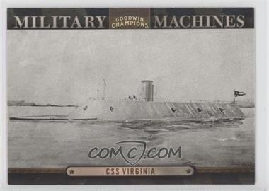 2012 Upper Deck Goodwin Champions - Military Machines #MM 2 - CSS Virginia