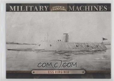 2012 Upper Deck Goodwin Champions - Military Machines #MM 2 - CSS Virginia