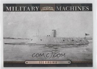 2012 Upper Deck Goodwin Champions - Military Machines #MM 2 - CSS Virginia