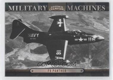 2012 Upper Deck Goodwin Champions - Military Machines #MM 21 - F9 Panther