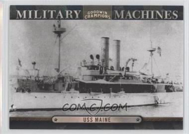 2012 Upper Deck Goodwin Champions - Military Machines #MM 3 - USS Maine