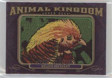 2012 Upper Deck Goodwin Champions - Multi-Year Issue Animal Kingdom Manufactured Patches #AK-105 - Golden Pheasant