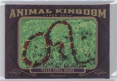 2012 Upper Deck Goodwin Champions - Multi-Year Issue Animal Kingdom Manufactured Patches #AK-130 - Texas Coral Snake