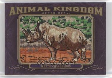 2012 Upper Deck Goodwin Champions - Multi-Year Issue Animal Kingdom Manufactured Patches #AK-150 - White Rhinoceros
