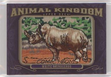 2012 Upper Deck Goodwin Champions - Multi-Year Issue Animal Kingdom Manufactured Patches #AK-150 - White Rhinoceros