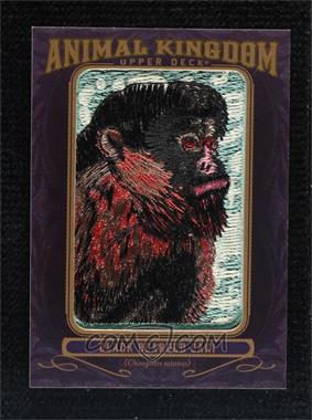 2012 Upper Deck Goodwin Champions - Multi-Year Issue Animal Kingdom Manufactured Patches #AK-185 - Black Bearded Saki