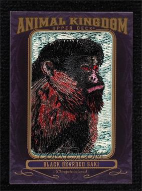 2012 Upper Deck Goodwin Champions - Multi-Year Issue Animal Kingdom Manufactured Patches #AK-185 - Black Bearded Saki