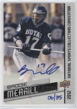 2012 Upper Deck National Convention - Autographs #NSCC-BM - Brodie Merrill /35