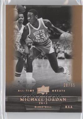 2012 Upper Deck UD All-Time Greats - [Base] - Bronze #4 - Michael Jordan /65