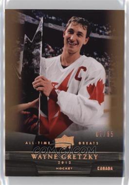 2012 Upper Deck UD All-Time Greats - [Base] - Bronze #70 - Wayne Gretzky /65