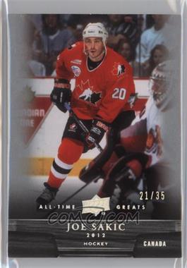 2012 Upper Deck UD All-Time Greats - [Base] - Silver Spectrum #65 - Joe Sakic /35