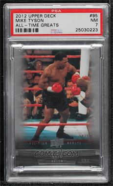 2012 Upper Deck UD All-Time Greats - [Base] #95 - Mike Tyson /99 [PSA 7 NM]