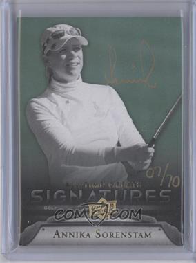 2012 Upper Deck UD All-Time Greats - Signatures #GA-AS2 - Annika Sorenstam /70