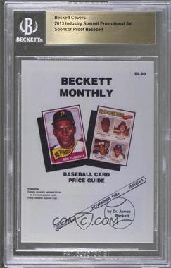 2013 Industry Summit Beckett Covers - Industry Summit [Base] - Sponsor Proof #1C - Roberto Clemente (Blowout Cards Back) /10 [Uncirculated]