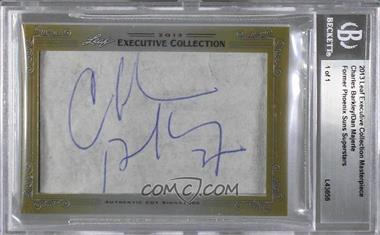 2013 Leaf Executive Collection Cut Signatures - [Base] - Masterpiece #CBDM - Charles Barkley, Dan Majerle /1 [Cut Signature]