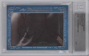 2013 Leaf Masterpiece - Cut Signatures #_ANLI - Andrew Lincoln /1 [BGS Authentic]