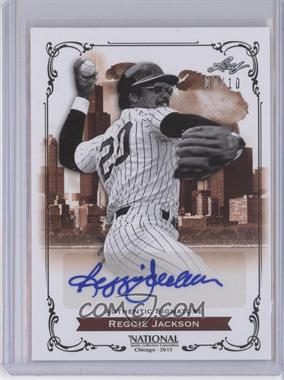 2013 Leaf National Convention - Autographs #NA-RJ1 - Reggie Jackson /10