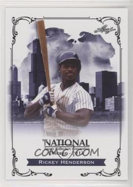 2013 Leaf National Convention - [Base] #N-RH1 - Rickey Henderson