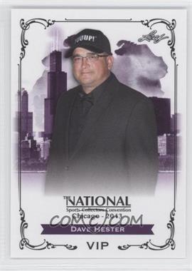 2013 Leaf National Convention - VIP Redemption #N-DH1 - Dave Hester