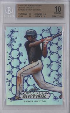 2013 Leaf Rookie Retro - Genetic Matrix #GM-BB2 - Byron Buxton [BGS 10 PRISTINE]