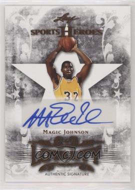 2013 Leaf Sports Heroes - Loyalty - Bronze #L-MJI - Magic Johnson