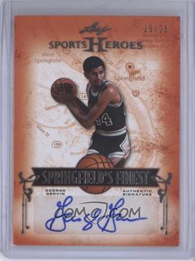 2013 Leaf Sports Heroes - Springfield's Finest - Silver #SF-GG1 - George Gervin /25