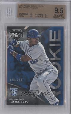 2013 Panini Black Friday - [Base] #42 - Yasiel Puig /299 [BGS 9.5 GEM MINT]