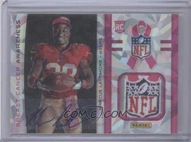 2013 Panini Black Friday - Breast Cancer Awareness Relics - Cracked Ice NFL Shield Autographs #BCA9 - Marcus Lattimore /1