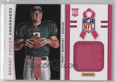 2013 Panini Black Friday - Breast Cancer Awareness Relics #BCA10 - Matt Barkley