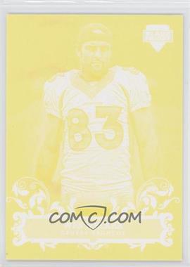 2013 Panini Black Friday - Panini Collection - Progressions Yellow #12 - Wes Welker