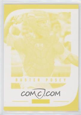 2013 Panini Father's Day - [Base] - Progressions Yellow #5 - Buster Posey /5