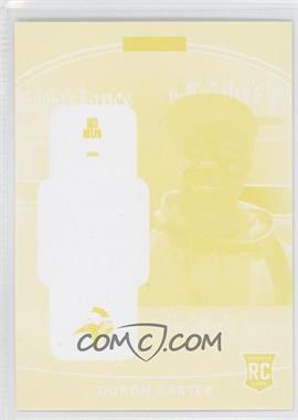 2013 Panini Father's Day - NFLPA Debut Materials - Progressions Yellow #_DUCA - Duron Carter