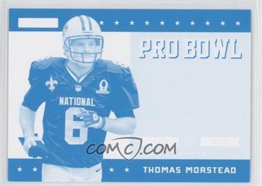 2013 Panini Father's Day - Pro Bowl Materials - Progressions Cyan #_THMO - Thomas Morstead