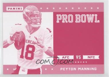 2013 Panini Father's Day - Pro Bowl Materials - Progressions Magenta #_PEMA - Peyton Manning