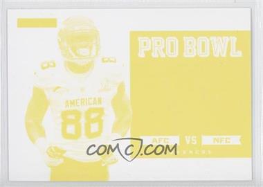 2013 Panini Father's Day - Pro Bowl Materials - Progressions Yellow #_DETH - Demaryius Thomas