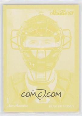 2013 Panini Father's Day - Studio - Progressions Yellow #19 - Buster Posey /5