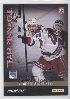 2013 Panini Father's Day - Team Pinnacle #14 - Chris Kreider, Sven Baertschi