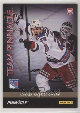 2013 Panini Father's Day - Team Pinnacle #14 - Chris Kreider, Sven Baertschi [EX to NM]