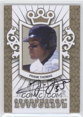 2013 Sportkings Series F - Autograph - Gold #A-FT3 - Frank Thomas