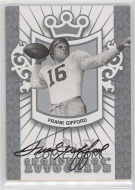 2013 Sportkings Series F - Autograph - Silver #A-FG3 - Frank Gifford